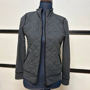 Ralph Lauren Active L-RL Gray Quilted Cotton Jacket, Size XS